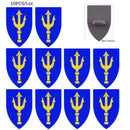 Medieval Military Knights Wolf Shield Armor For LEGO Building Blocks Brick Toy
