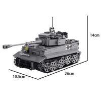 WW2 Military Tank Army Soldier Vehicle Car For LEGO Building Blocks Brick Toy