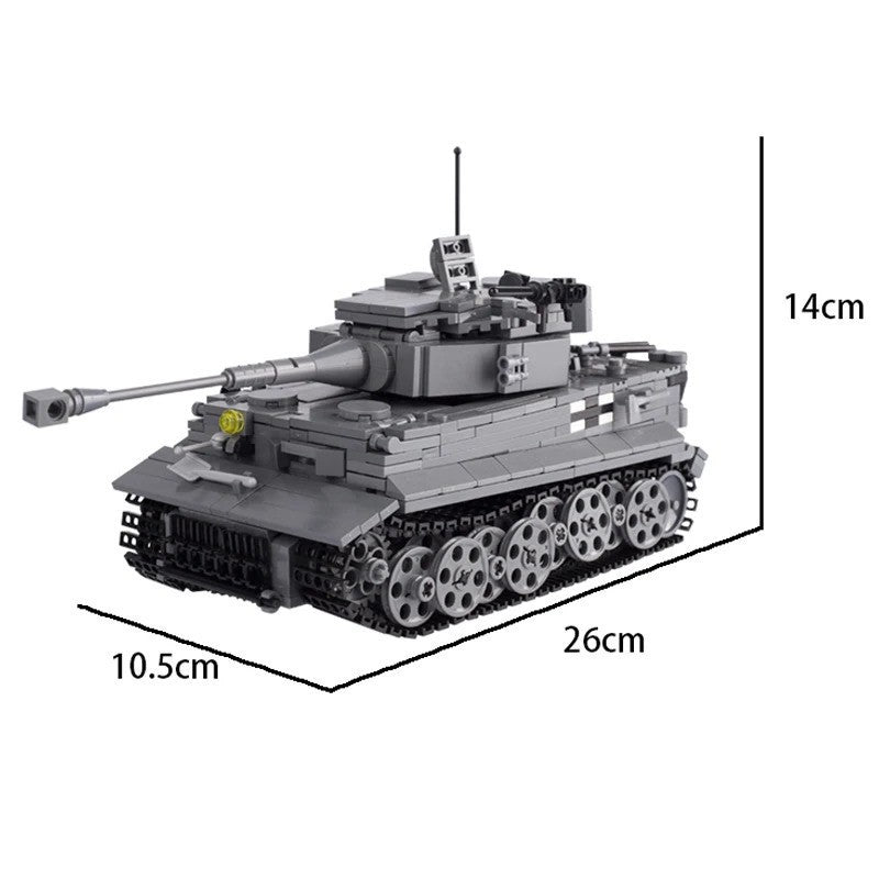 WW2 Military Tank Army Soldier Vehicle Car For LEGO Building Blocks Brick Toy