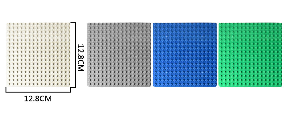 Building Blocks dots base plate for LEGO - Various Sizes - (16x32 16x16 & 32x32)