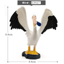 1pc Simulation turkey bird Chicken Farm Animal Miniature Art Toy Figure Doll