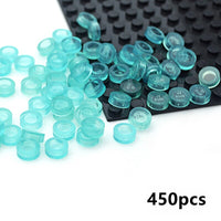 450pcs Round 1x1 Flat Studs 98138 for Lego MOC Building Blocks Brick Toy DIY