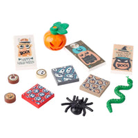 MOC Ghost Head Halloween Green Evil Spirits Pumpkin For LEGO Building Blocks Set