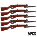 Military Soldier MOC WW2 Gun Arms 98K PPSH For LEGO Building Blocks Brick Toy