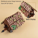 MOC Medieval Military Castle Siege Weapons War Army Knights For LEGO Building Blocks Set