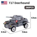 WW2 Military Tank Army Soldier Vehicle Car For LEGO Building Blocks Brick Toy