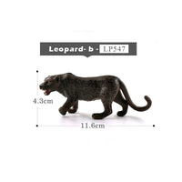 1pc Wolf Deer Leopard Alpaca Koala Antelope Animal Miniature Art Toy Figure Doll