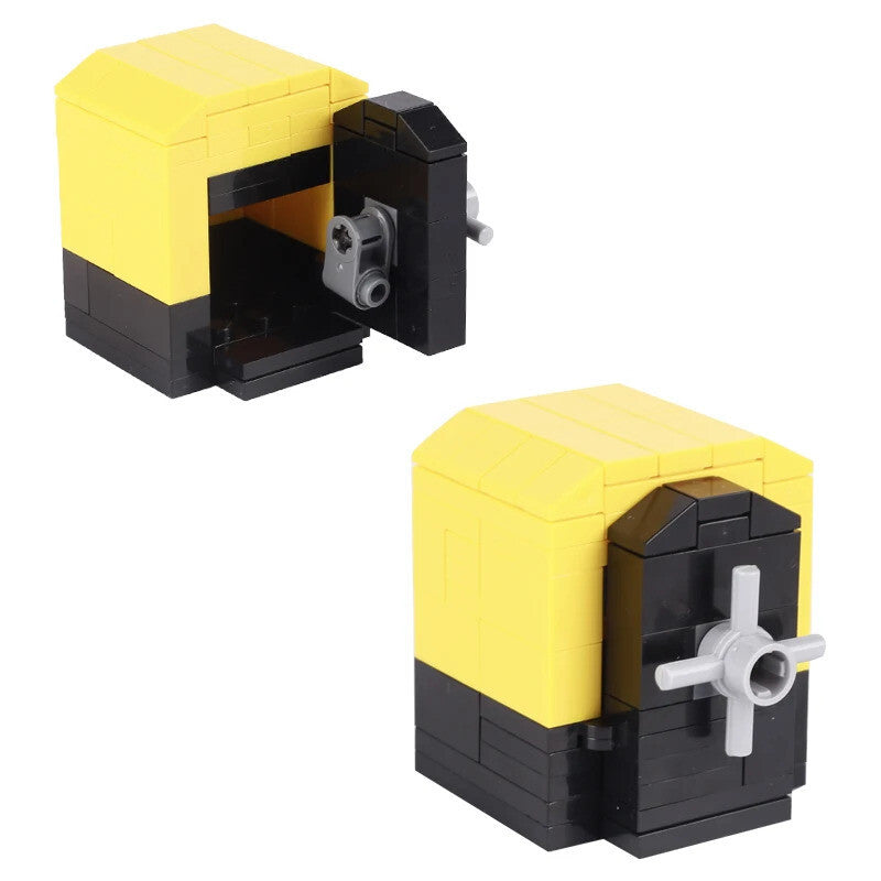 MOC City ATM Vending Machine Gold Bar  Money For Lego Building Block Brick Sets