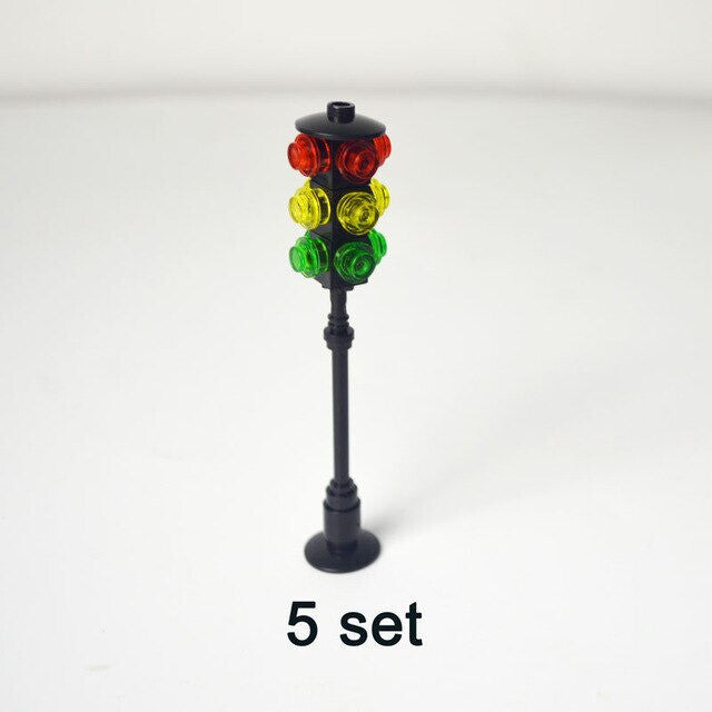 City Train Bridge Traffic Light for Lego Kit Building Blocks Sets DIY - 14 types