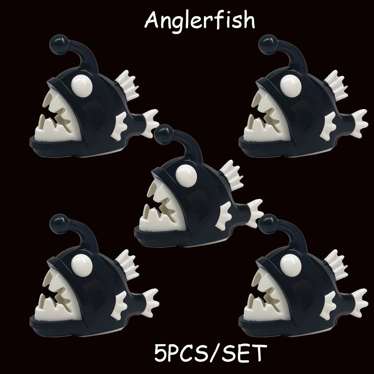 MOC Animal Monkey Ape Anglerfish Dragon Fish for LEGO Sets Building Block Set