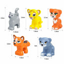 City Animals Cute Dog Sheep Chicken goat pig Cow for LEGO Building Blocks Sets