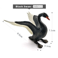 1pc Ostrich Meerkat Okapi Swan Crocodile Animal Miniature Art Toy Figure Doll
