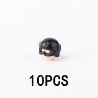 10pcs Military Soldier Trooper Helmet Hat Mask For LEGO Building Block Brick Toy