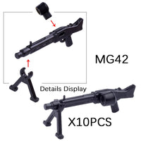 Military Soldier MOC WW2 Gun Arms 98K PPSH For LEGO Building Blocks Brick Toy