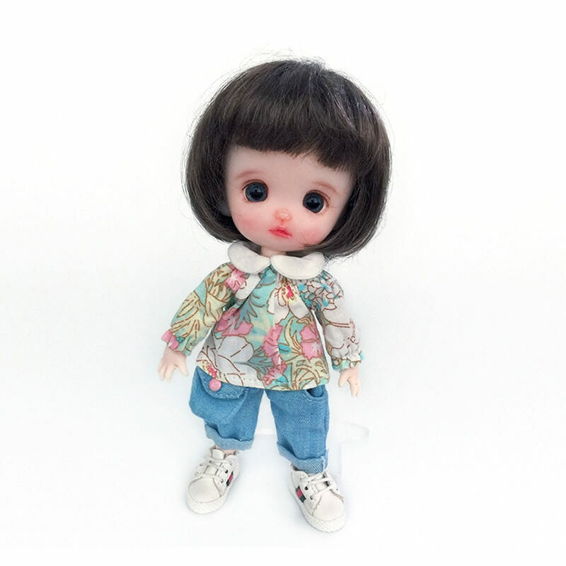 Clothes - Bear Long Sleeve Shirt For 1:12 BJD doll OB Obitsu 11 Ymy Toy