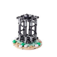 MOC Notice Board Bonfire Stove Medieval Town Street For LEGO Building Blocks Set