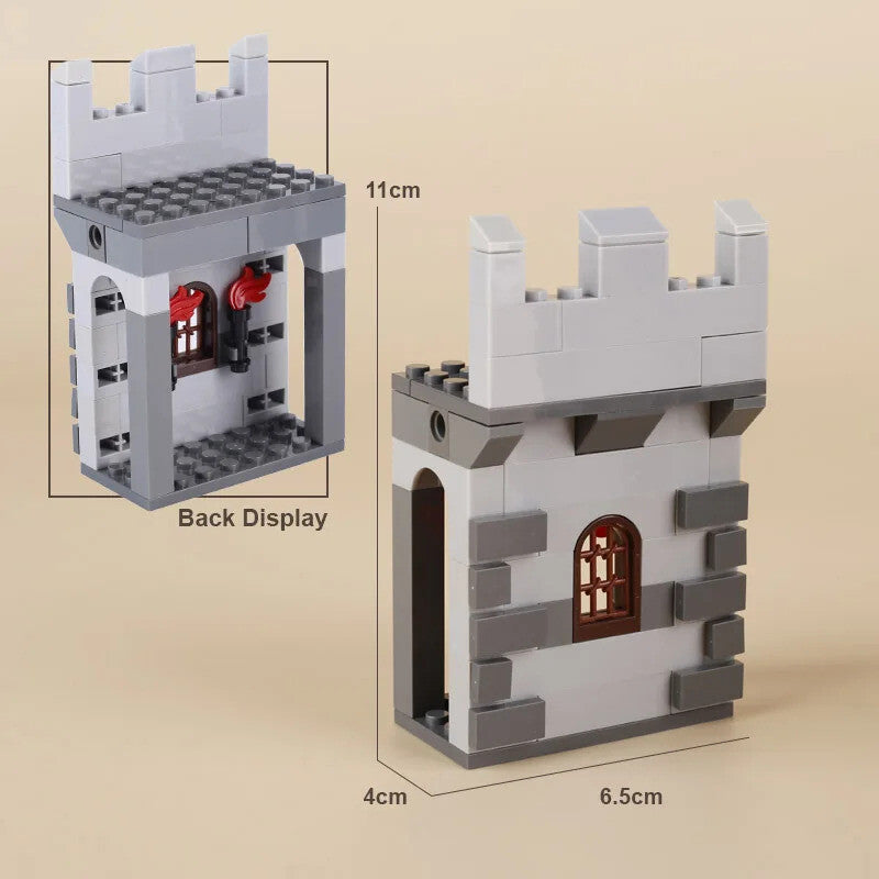 MOC Medieval Military Castle Siege Weapons War Army Knights For LEGO Building Blocks Set