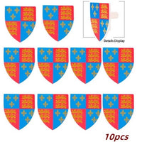 Medieval Military Knights Shields Middle Age For LEGO Building Blocks Brick Toy