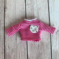 Clothes - Bear Long Sleeve Shirt For 1:12 BJD doll OB Obitsu 11 Ymy Toy