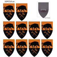 Medieval Military Knights Wolf Shield Armor For LEGO Building Blocks Brick Toy