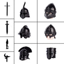 Medieval Military Castle Rider Knights Soldier For LEGO Building Block Brick Toy