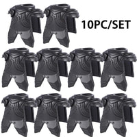 MOC Medieval Viking Helmet Cowboy Hat Elf Hair for LEGO Building Block Set