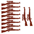 Military Soldier MOC WW2 Gun Arms 98K PPSH For LEGO Building Blocks Brick Toy