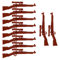 Military Soldier MOC WW2 Gun Arms 98K PPSH For LEGO Building Blocks Brick Toy