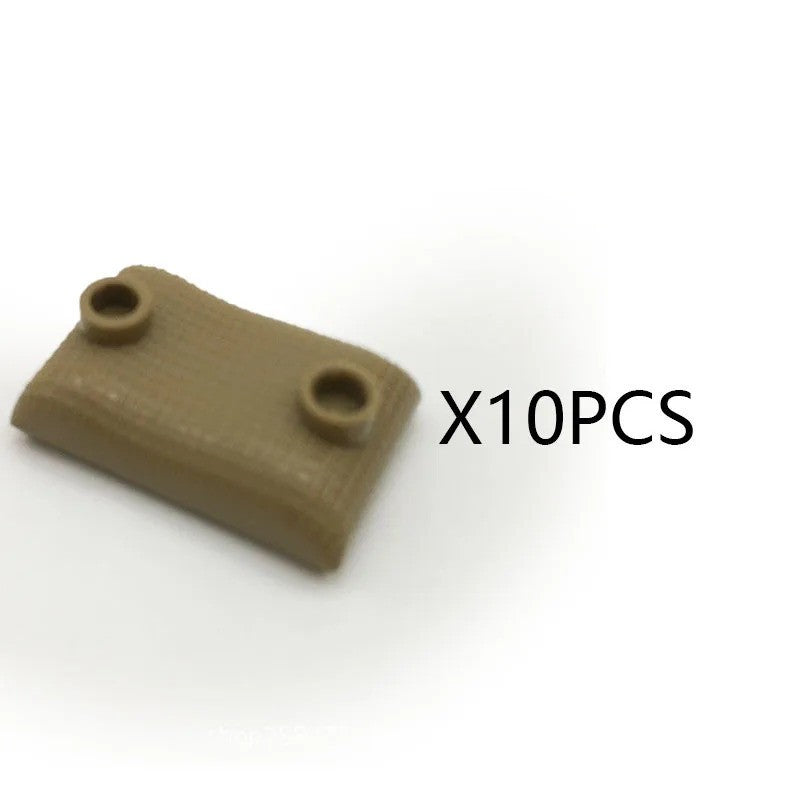 Military Oil Drum Fuel Tank Army War Scene For LEGO Building Blocks Brick Toy