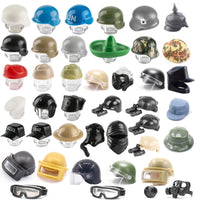 10pcs Military Soldier Trooper Helmet Hat Mask For LEGO Building Block Brick Toy