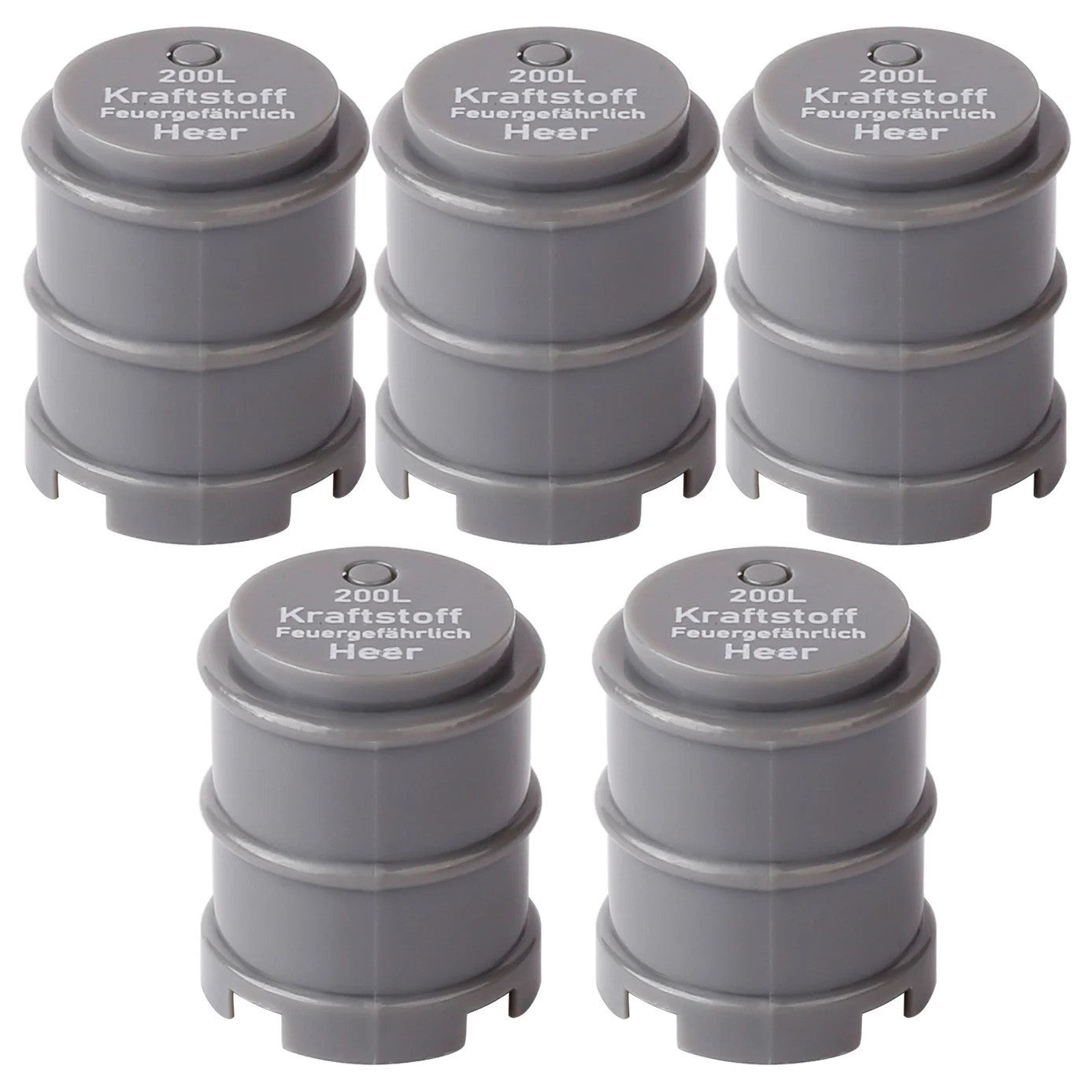 Military Oil Drum Fuel Tank Army War Scene For LEGO Building Blocks Brick Toy