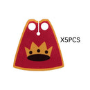 Medieval Military Officer Cape Lion Knights Fur Cloak For LEGO Building Blocks Brick Toy