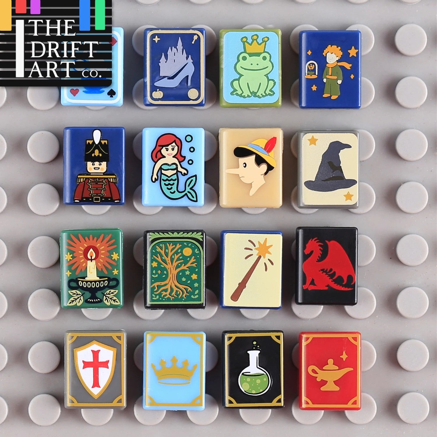 MOC Fairy Tale Books Fantasy Wizard Witch City Building Blocks Bricks Toy DIY