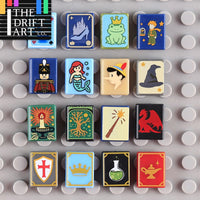 MOC Fairy Tale Books Fantasy Wizard Witch City Building Blocks Bricks Toy DIY
