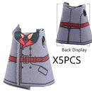 MOC WW2 Soviet Red Army Coat Soldier Clothes For LEGO Building Blocks Brick Toy