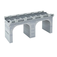 City Train Track Viaduct Railway MOC for Lego Kit Building Blocks Brick Sets DIY