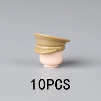 10pcs Military Soldier Trooper Helmet Hat Mask For LEGO Building Block Brick Toy