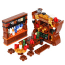 MOC Notice Board Bonfire Stove Medieval Town Street For LEGO Building Blocks Set