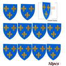 Medieval Military Knights Shields Middle Age For LEGO Building Blocks Brick Toy
