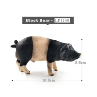 1pc Pig Cat Dog Rabbit Goat Sheep Duck Animal Miniature Art Toy Figure Doll