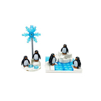 Penguin Glacier Icy Snow world City Animals Zoo for LEGO Building Blocks Set DIY