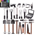 Military SWAT Weapon Shovel Arms Farm Tools Soldier Army Building Blocks Toy DIY