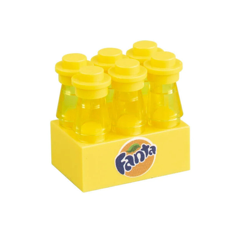 City Food Milk Wine Drink Bottle Supermarket 95228 for Lego Building Blocks Set
