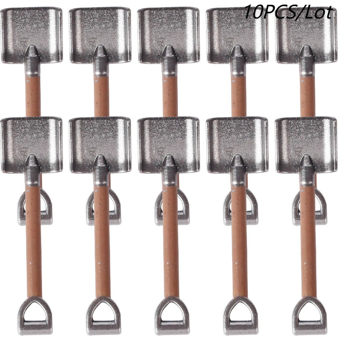 Military SWAT Weapon Shovel Arms Farm Tools Soldier Army Building Blocks Toy DIY