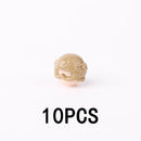 10pcs Military Soldier Trooper Helmet Hat Mask For LEGO Building Block Brick Toy