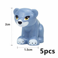City Animals Cute Dog Sheep Chicken goat pig Cow for LEGO Building Blocks Sets