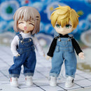 Clothes -  Overalls Strap Denim Trousers For 1:12 BJD doll OB Obitsu 11 Ymy Toy