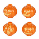 MOC Ghost Head Halloween Green Evil Spirits Pumpkin For LEGO Building Blocks Set