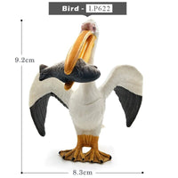 1pc Simulation turkey bird Chicken Farm Animal Miniature Art Toy Figure Doll