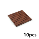 Building Blocks Dots base plates & Pillars DIY - 8x8 10pcs - 8 Colors
